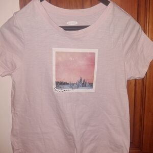 Old Navy Pink Graphic T-Shirt